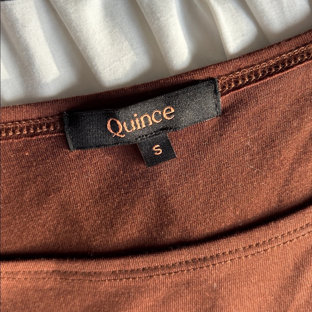 Quince Chocolate Brown Midi Dress - Picture 8 of 9